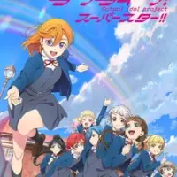 Постер аниме «Живая любовь! Суперзвезда!! 2»